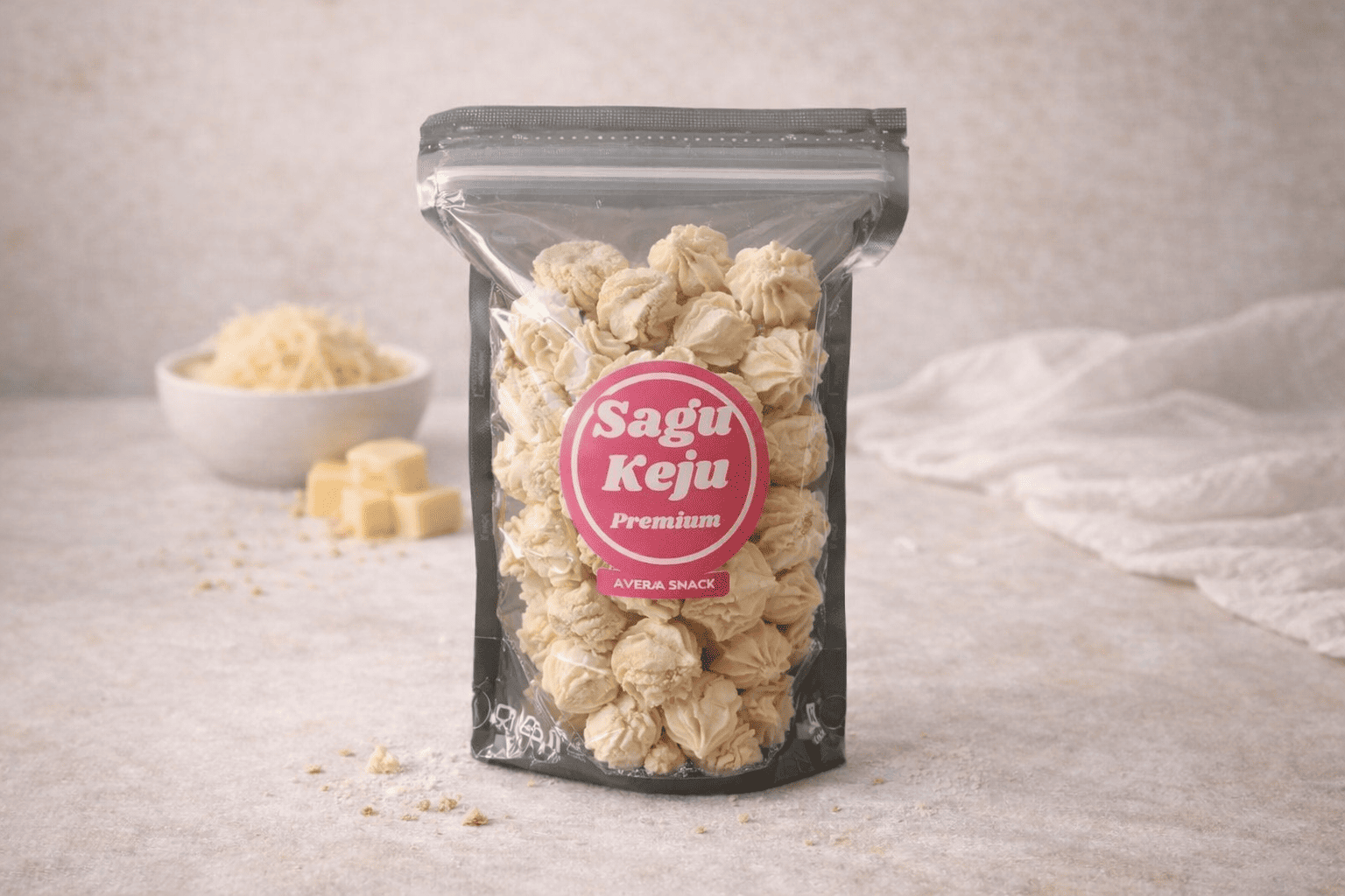 Sagu Keju 250 Gram Avera Snack